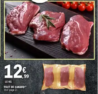 E.Leclerc FILET DE CANARD offre