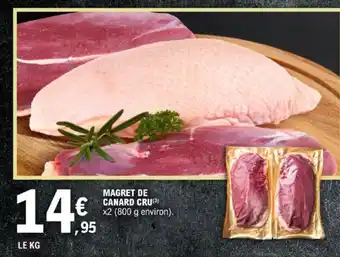 E.Leclerc MAGRET DE CANARD CRU offre