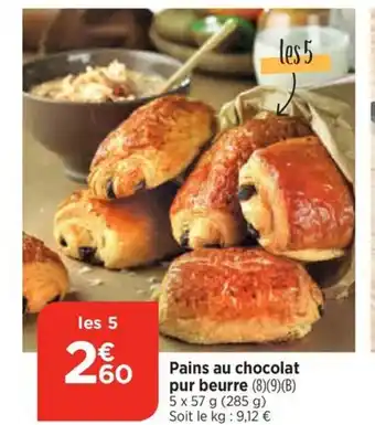 Bi1 Pains au chocolat pur beurre offre