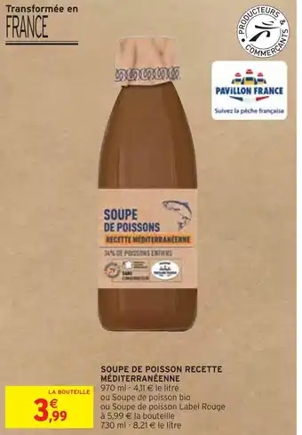 Pavillon france soupe de poisson recette méditerranéenne