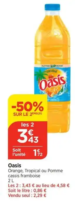 Bi1 Oasis offre