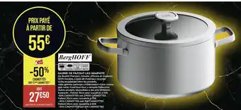 Berghoff gamme de faitout leo graphite