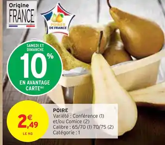 Intermarché Poire offre