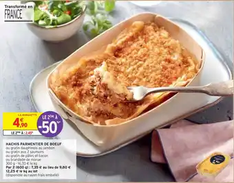 Intermarché Hachis parmentier de boeuf offre