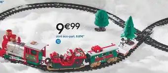 Cora x Carrefour Train de noël 22 pièces offre