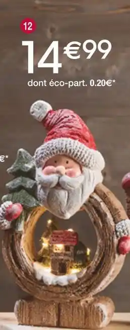 Cora x Carrefour Père noël avec scène led offre