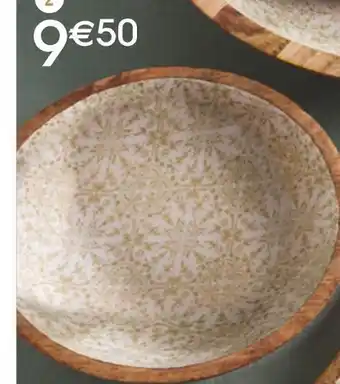 Bol manguier motif faïence