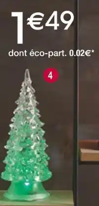 Cora x Carrefour Sapin led couleurs changeantes offre