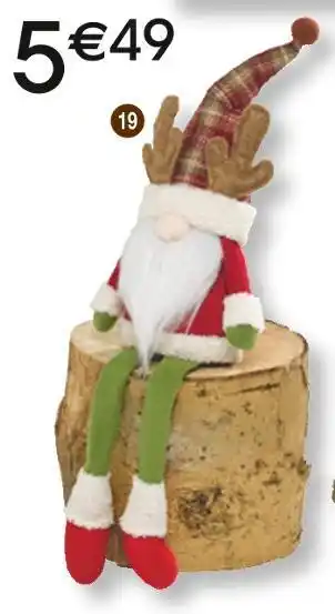 Gnome âlongues jambesâ bonnet Ă©cossais