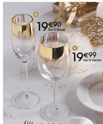 Cora x Carrefour Flûtes arya or offre