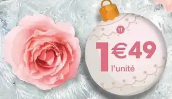 Cora x Carrefour Rose sur clip avec paillettes offre