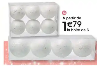 Cora x Carrefour Boîte de 6 boules offre