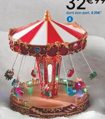 Cora x Carrefour Manège de noël animé, lumineux et musica offre
