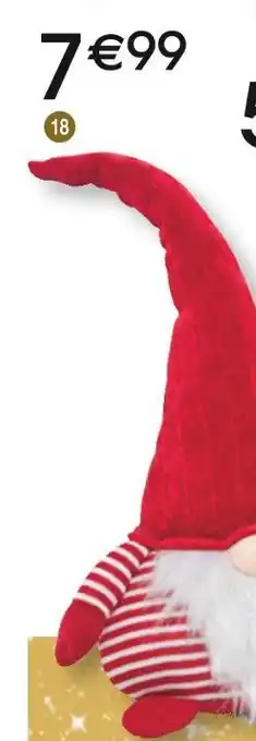 Cora x Carrefour Gnome rayé blanc/rouge offre