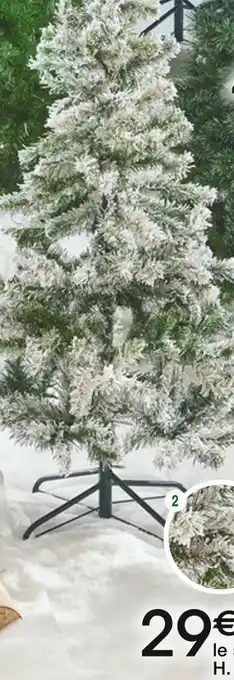 Cora x Carrefour Sapin artificiel “floqué” offre
