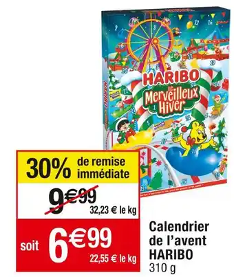 Cora x Carrefour Haribo calendrier de l’avent offre