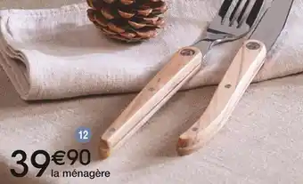 Cora x Carrefour Laguiole ménagère 18 couverts offre