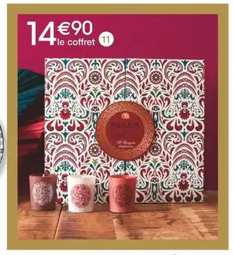 Cora x Carrefour Coffret 12 bougies parfumées offre