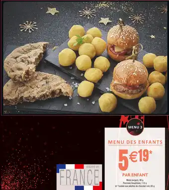 Cora x Carrefour Menu des enfants offre