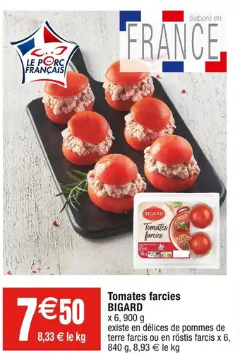Cora x Carrefour Bigard tomates farcies offre