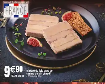 Cora x Carrefour Marbré de foie gras de canard au vin chaud offre