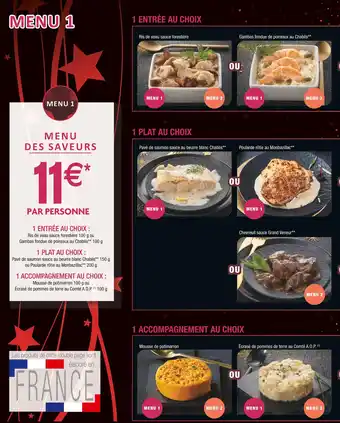 Cora x Carrefour Menu des saveurs offre