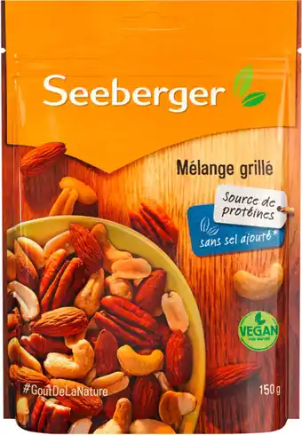 Match Seeberger mélange grillé non salé offre