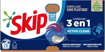 Match Skip lessive capsules 3 en 1 offre