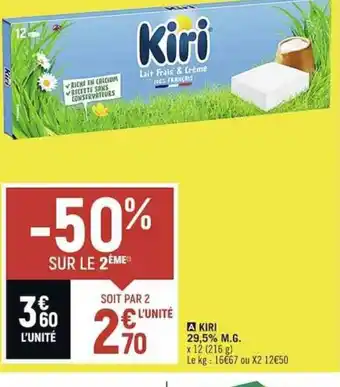 Casino Shop Kiri 29,5% MG offre