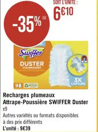 Recharges plumeaux Attrape-Poussière SWIFFER Duster