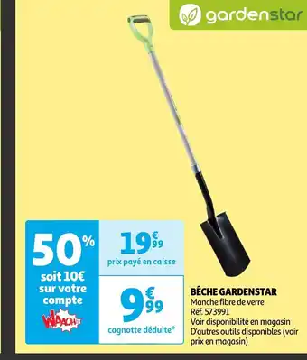 Auchan BÊCHE GARDENSTAR offre