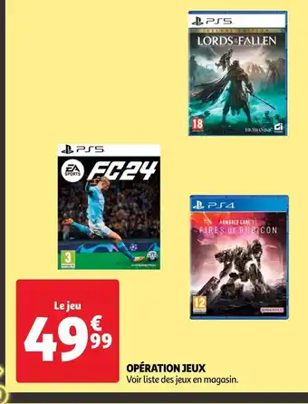 Auchan OPÉRATION JEUX offre