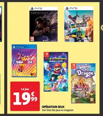 Auchan OPÉRATION JEUX offre