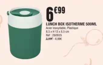 La Foir'Fouille LUNCH BOX ISOTHERME 500ML offre