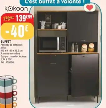 La Foir'Fouille BUFFET offre