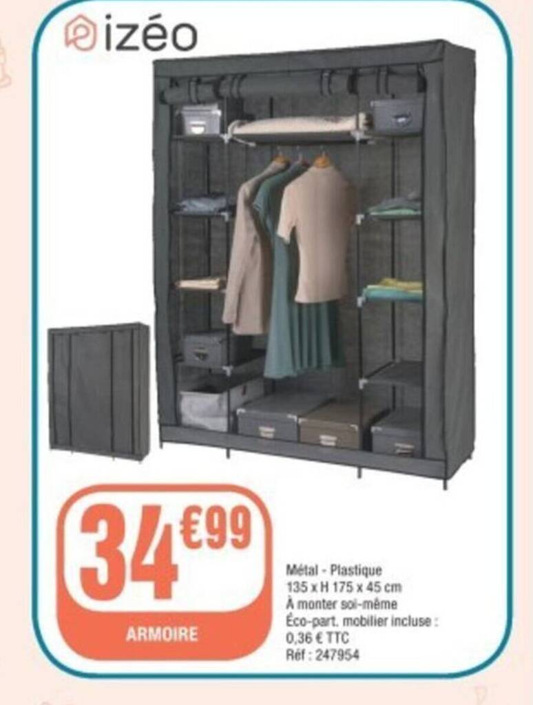 Promo ARMOIRE chez La Foir'Fouille