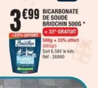 La Foir'Fouille BICARBONATE DE SOUDE BRIOCHIN 500G offre