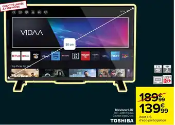 Carrefour Market Téléviseur LED offre