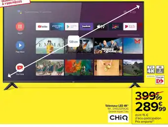 Téléviseur LED 4K