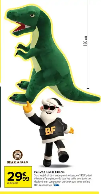 Carrefour Market Peluche T-REX 130 cm offre