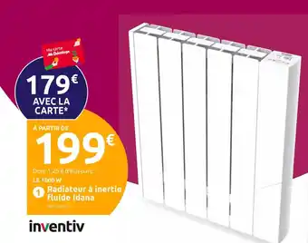 Mr Bricolage Radiateur à inertie fluide Idana offre