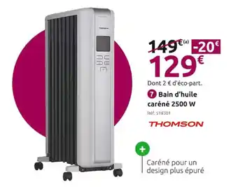 Mr Bricolage Bain d'huile caréné 2500 W offre