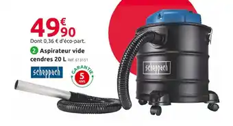 Mr Bricolage Aspirateur vide cendres 20 L offre