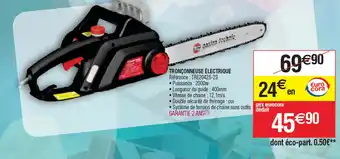 Cora x Carrefour TRONÇONNEUSE ÉLECTRIQUE offre