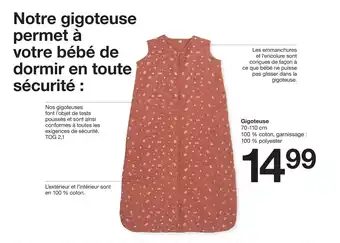 Zeeman Gigoteuse offre