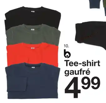 Tee-shirt gaufré