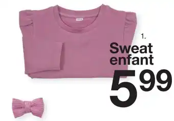 Zeeman Sweat enfant offre