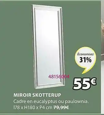 JYSK Miroir Skotterup offre