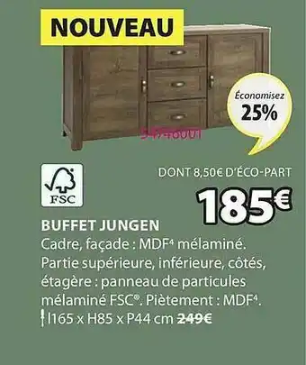 JYSK Buffet Jungen offre