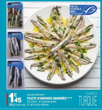ALDI Filets d'anchois marinés offre